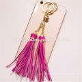 bag leather tassel wholesale advertising cheap keychains in bulk